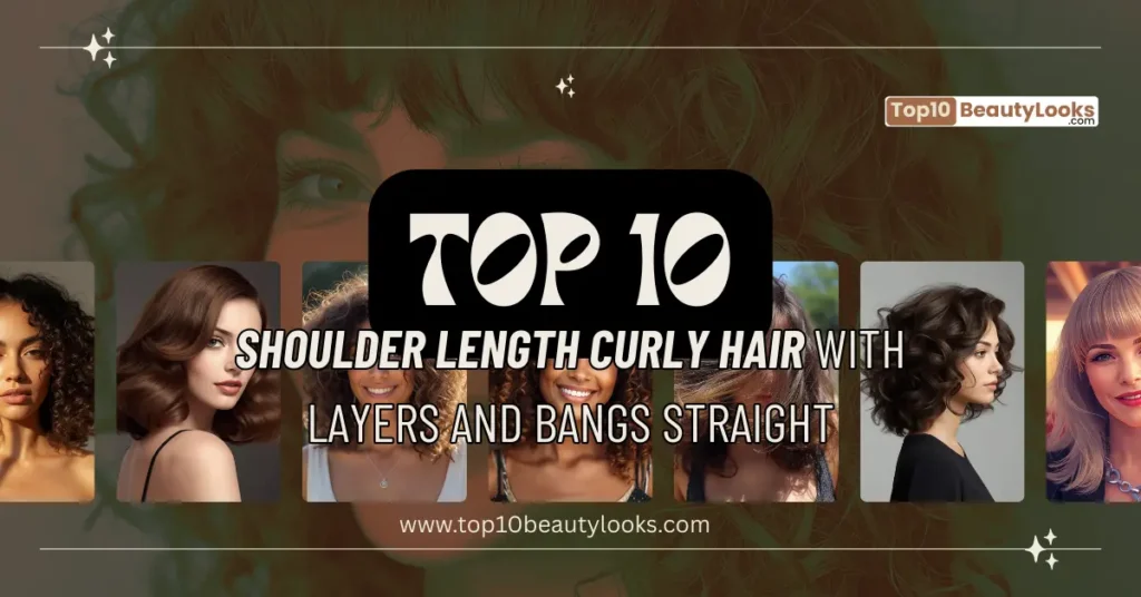 shoulder length curly hair with layers and bangs
