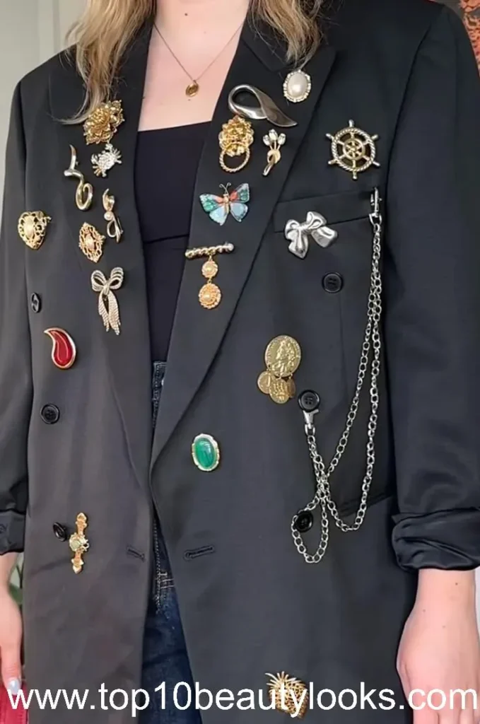 Vintage Brooch Styling Ideas