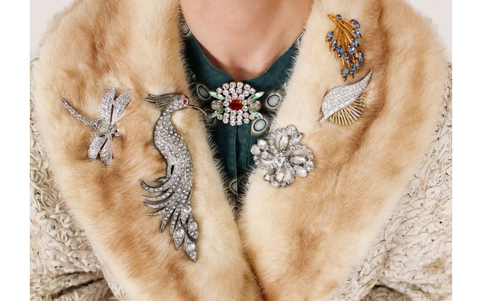 Vintage Brooch Styling Ideas